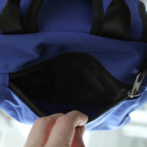 Blue Backpack Large Capacity School Bag - Picture 2 of 15